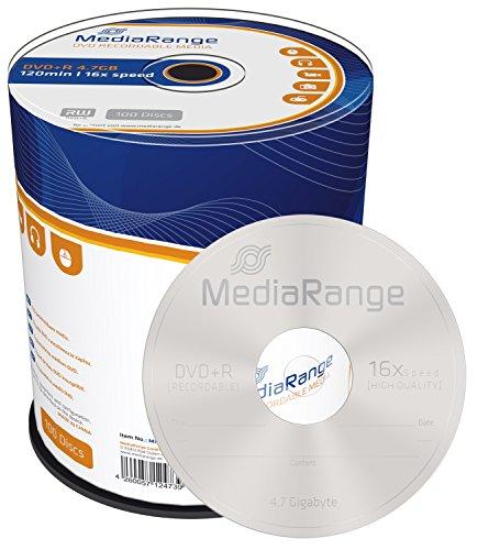 MediaRange DVD+R 4.7 GB 16x 100 vnt (MR443)