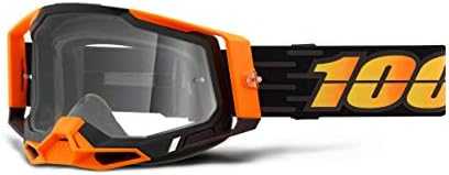100 % apsauginiai akiniai 100 % RACECRAFT 2 COSTUME 2 (Clear Glass Anti-Fog, LT 88 % -92 % + 10 Slyding) (NAUJIENA)