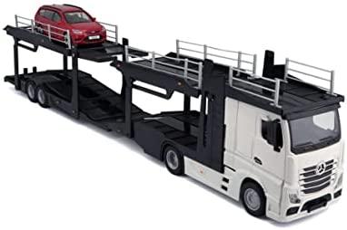 BBURAGO 1/43 Street Fire auto vilkikas Mercedes Benz Actros su automobiliu, asort., 18-31458