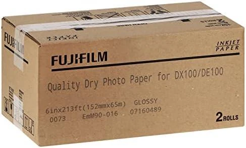 1x2 Fujifilm DL popierius 230 g 152 mm x 65 m blizgus