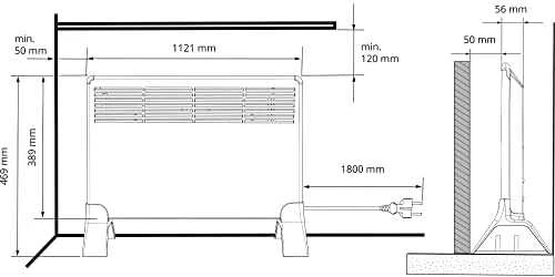 Ensto Finland Oy ENSTO BETA15-MP elektrinis šildytuvas 1500W