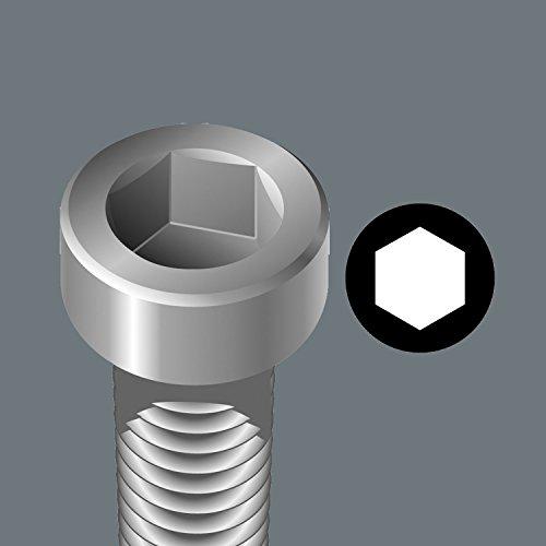 Šešiabriaunis atsuktuvas 2,0mm/60 2054, Wera