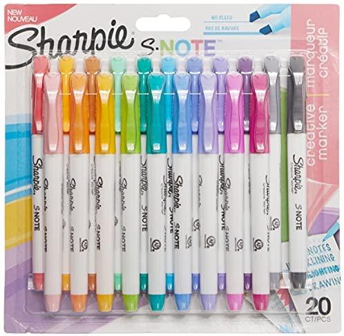 Markerių rinkinys Sharpie S-note Mix 20 vnt. – 2139179