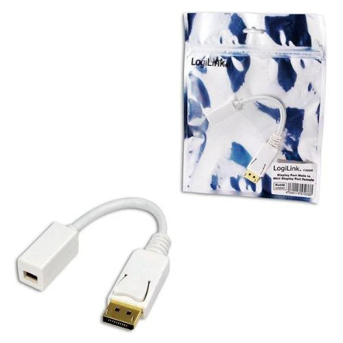 LogiLink DisplayPort į miniDisplayPort adapteris pakuotėje