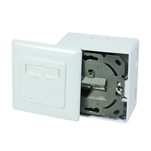 LOGILINK NP0039A LOGILINK - montuojamas į lizdą / įleidžiamas CAT6 ekranuotas 2xRJ45