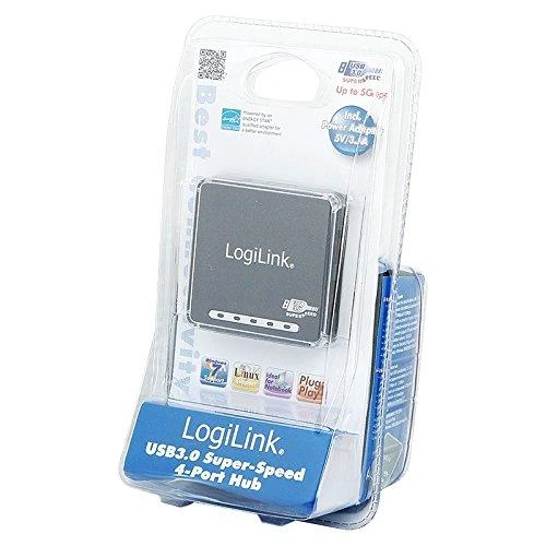 HUB USB LogiLink 4x USB-A 3.0 (UA0170)