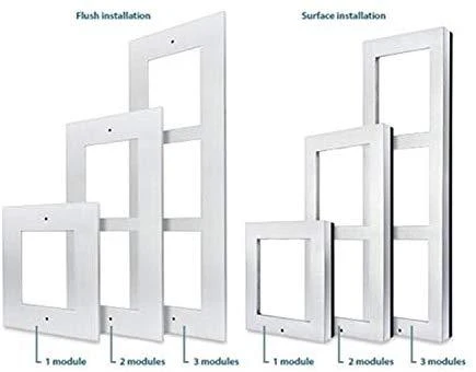ĮĖJIMO SKYDELĖ 2 MODULE SURF./FRAME HEL. P VERSO 9155022 2N