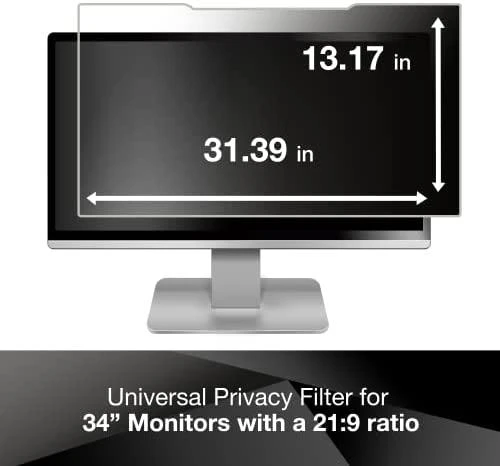 3M 7100119024 ekrano privatumo filtras Berėmio ekrano privatumo filtras 86,4 cm (34")