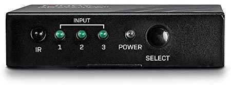 Lindy HDMI jungiklio priekinis skydelis su indikatoriais