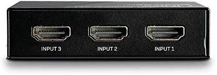HDMI Jungiklis - LINDY 3 Prievadų HDMI 18G Jungiklis 4K@60Hz 18Gbps HDR10