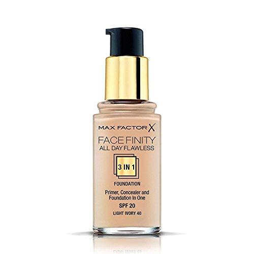 Max Factor Facefinity All Day Flawless makiažo pagrindas moterims 30 ml, LIGHT IVORY
