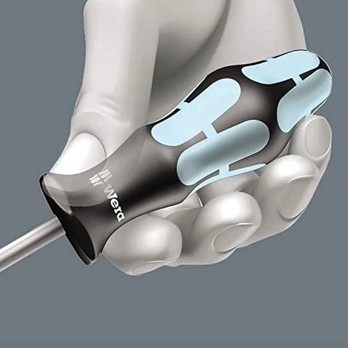 Wera 3334/3350/3355/6 nerūdijančio plieno atsuktuvų rinkinys 6vnt PH+PZ+SL, su stovu