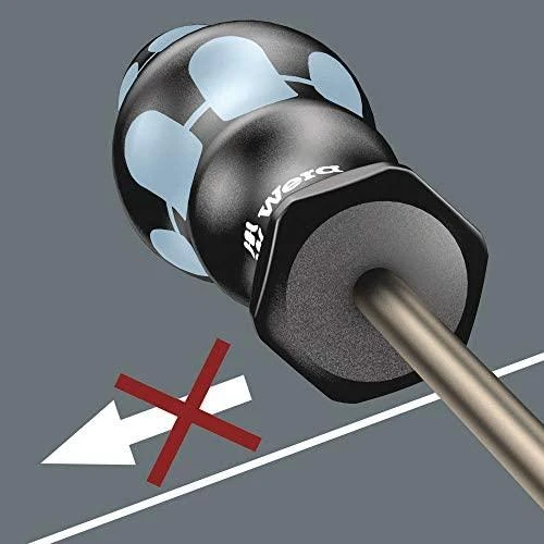 Wera 3334/3350/3355/6 nerūdijančio plieno atsuktuvų rinkinys 6vnt PH+PZ+SL, su stovu