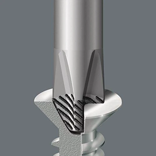 Atsuktuvas Pozidriv Wera Kraftfrom Plus 350, lazerinis antgalis, PH 2 x 100 mm, lizdinė plokštelė