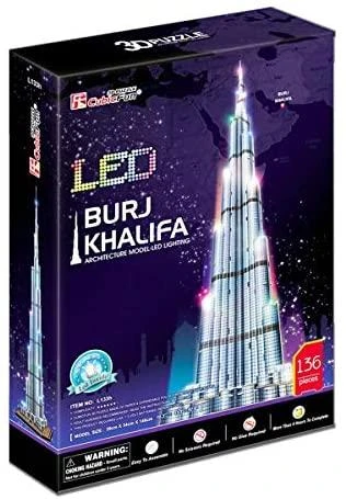 CubicFun Cubic Fun Burj Khalifa 3D dėlionė