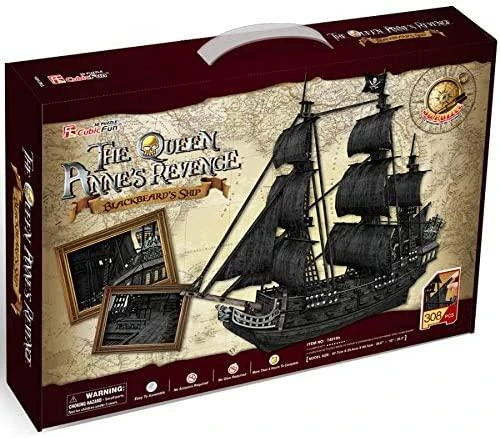 CUBICFUN 3D dėlionė Piratų laivas „Karalienė Ana“