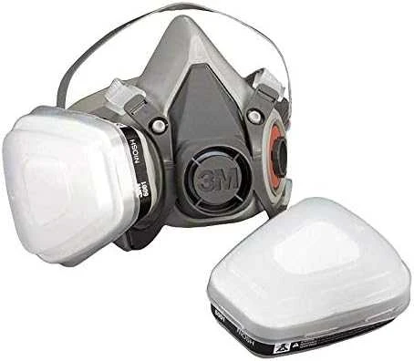 3M 6300 puskaukė su dviem keičiamais filtrais