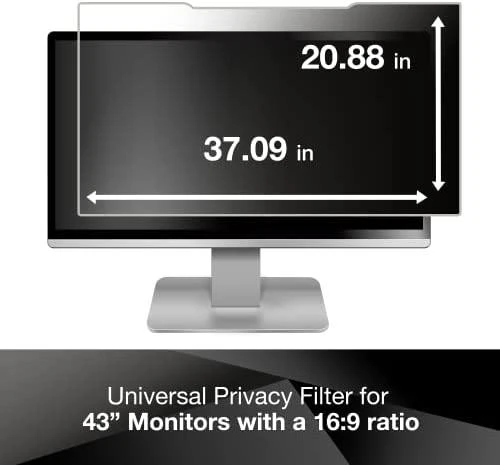 3M 7100158943 ekrano privatumo filtras Berėmio ekrano privatumo filtras 109,2 cm (43")