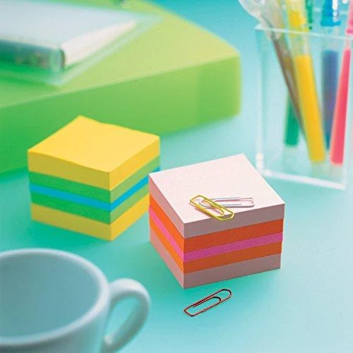 Lipnūs lapeliai Post-it, 51x51mm, 400 lapelių, rožinės spalvos
