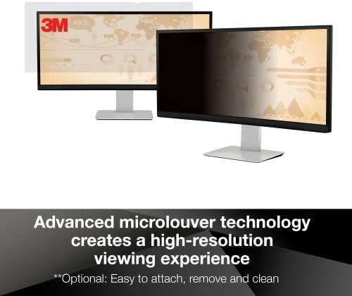 3M F20.0W9 Privacy Filter for LCD Monitorius 20" Juodas, 443 x 250 mm