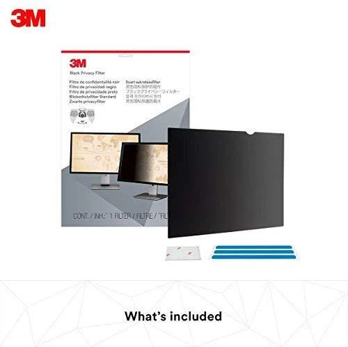 3M F20.0W9 Privacy Filter for LCD Monitorius 20" Juodas, 443 x 250 mm