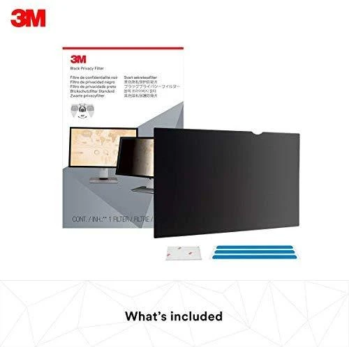 3M F20.0W9 Privacy Filter for LCD Monitorius 20" Juodas, 443 x 250 mm