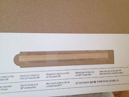 3M PF190C4B privatumo filtras juodas, skirtas 48,3 cm 19,0 5:4