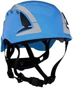 Apsauginis šalmas, ventiliuojamas, SecureFit, mėlynas X5003V-CE, 3M