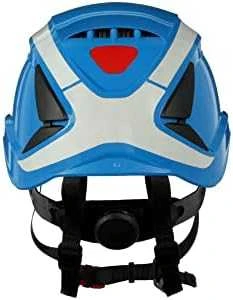 Apsauginis šalmas, ventiliuojamas, SecureFit, mėlynas X5003V-CE, 3M