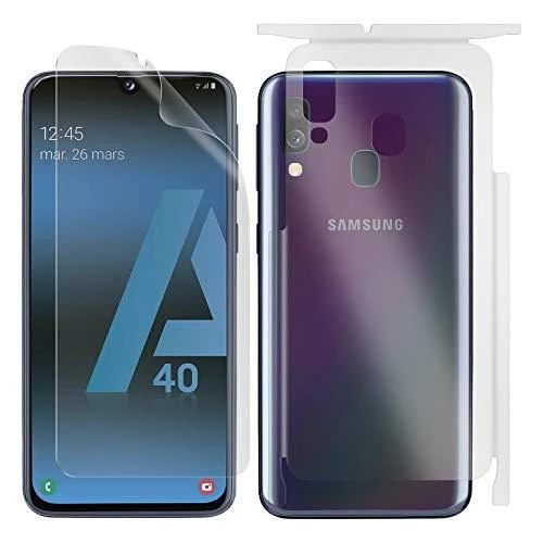 3MK FlexibleGlass 3D Sam A405 A40 hibridinis stiklas + matinė folija