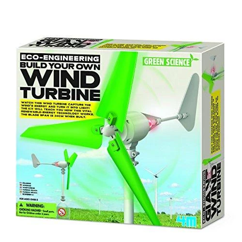 4M Žalias SCIENCE Rinkinys „Vėjo turbina“