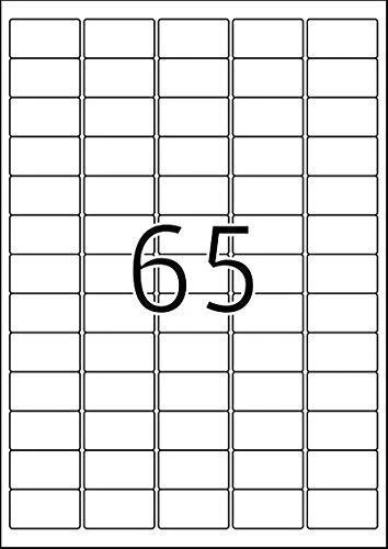 Herma Premium etiketės A4, 38,1x21,2 mm, balta 6500 vnt (4254)