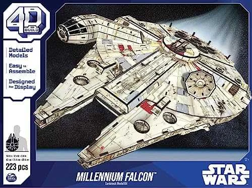 Spin Master STAR WARS 4D dėlionė „Žvaigždžių karai: Millennium Falcon“