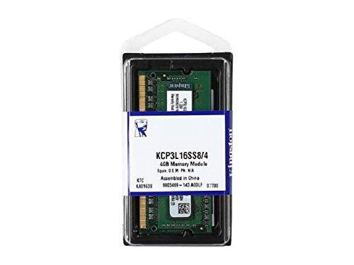 RAM Kingston KCP sistemai būdinga 4 GB, SO-DIMM, DDR3L, 1600 MHz, CL11 KCP3L16SS8/4 / KING-1997