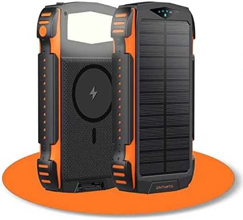 4Smarts Solar Power Bank Rugged TitanPack UltiMag 20000mAh juodas (juodas)