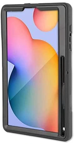 Planšetinio kompiuterio dėklas 4smarts 4smarts patvarus dėklas su dirželiu ir stovu, skirtas Samsung Galaxy Tab S6 Lite (P610/615), juodas