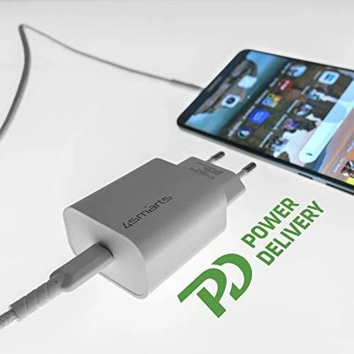 4smarts greito įkrovimo rinkinys 20 W su 1,5 m USB-C į USB-C laidu