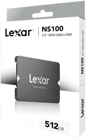 Lexar | NS100 | 512 GB | SSD form factor 2.5" | Solid-state drive sąsaja SATA III | Skaitymo greitis 550 MB/s