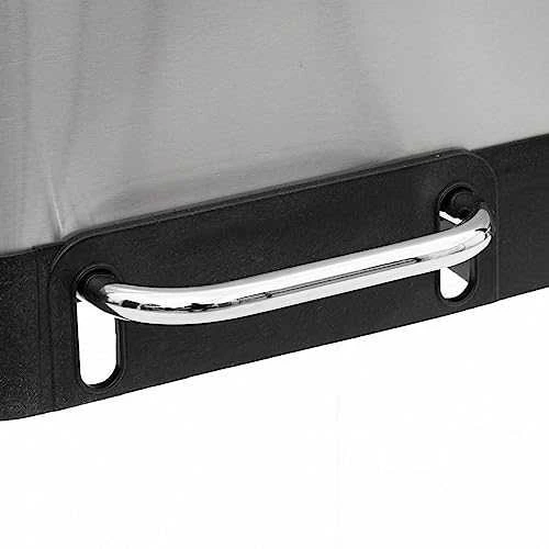5five Simply Smart Steel Dviejų skyrių šiukšliadėžė Ariane, nerūdijančio plieno, su pedalu, 2 x 30 l