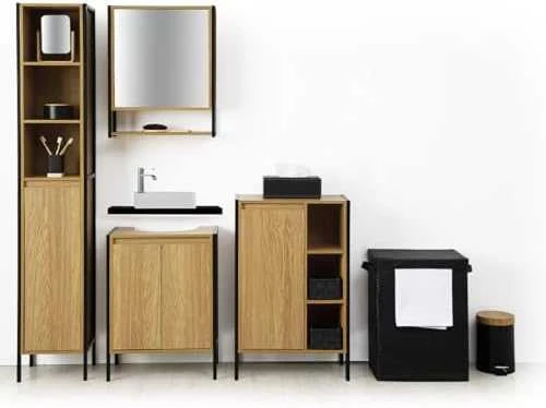 5five Simply Smart Šiukšliadėžė metalinė 3 l D17xH25,5 cm juodos sp. Natureo 5Five 140801N