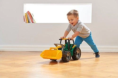 Galingas traktorius LENA Giga Trucks žalias, 62cm