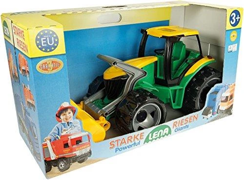 Galingas traktorius LENA Giga Trucks žalias, 62cm