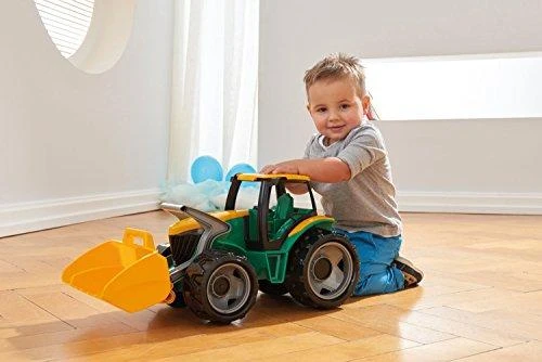 Galingas traktorius LENA Giga Trucks žalias, 62cm