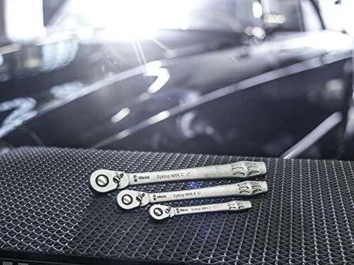 Terkšlė WERA su perjungimo svirtimi, 222mm, 72 dantys,3/8, 8004 B, tvirtas metalo su molibdenu lidinys