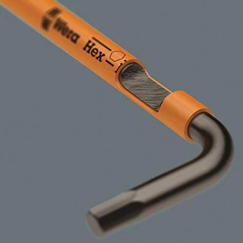 Wera 950/9 L-HEX raktų rinkinys, imperinis, BlackLaser Multicolour 5/64" - 3/8"