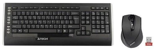 Belaidė klaviatūra su pele A4Tech 9300F