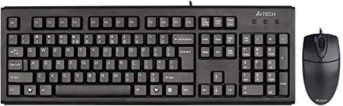 Kalviatūros ir pelės komplektas A4Tech KM-720+OP-620D, juodas