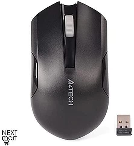 A4Tech Pelė G3-200NS Wireless, No, Juodas, Yes, Belaidė jungtis