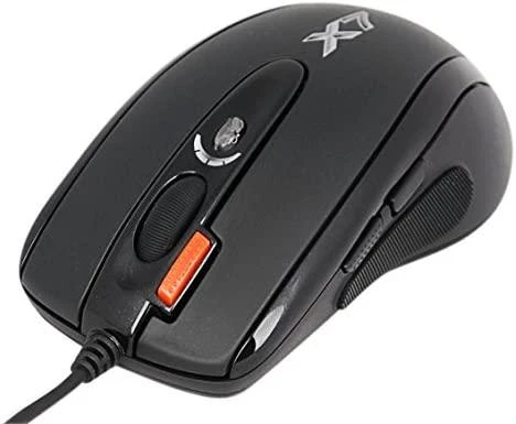 A4tech X-710BK, OSCAR žaidimų pelė, 2000 DPI, juoda, USB
