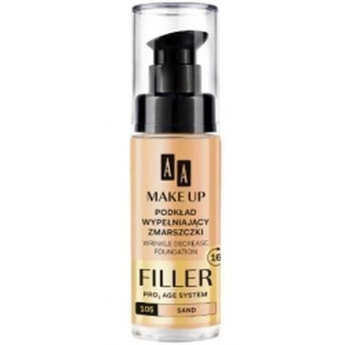 AA Make Up Filler Wrinkle Decrease Foundation Pro Age System 107 Dark rusvai gelsvas, 30 ml